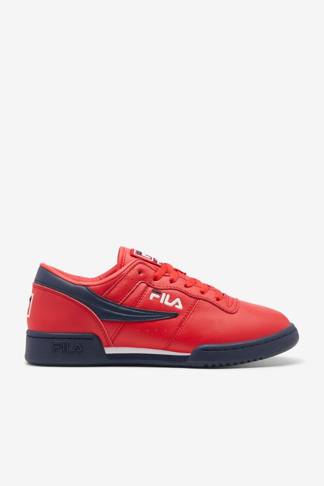 Fila Original Fitness Red Sneakers Mens - NZ 79065-VEST